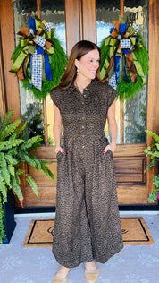 The Claire Jumpsuit Leopard