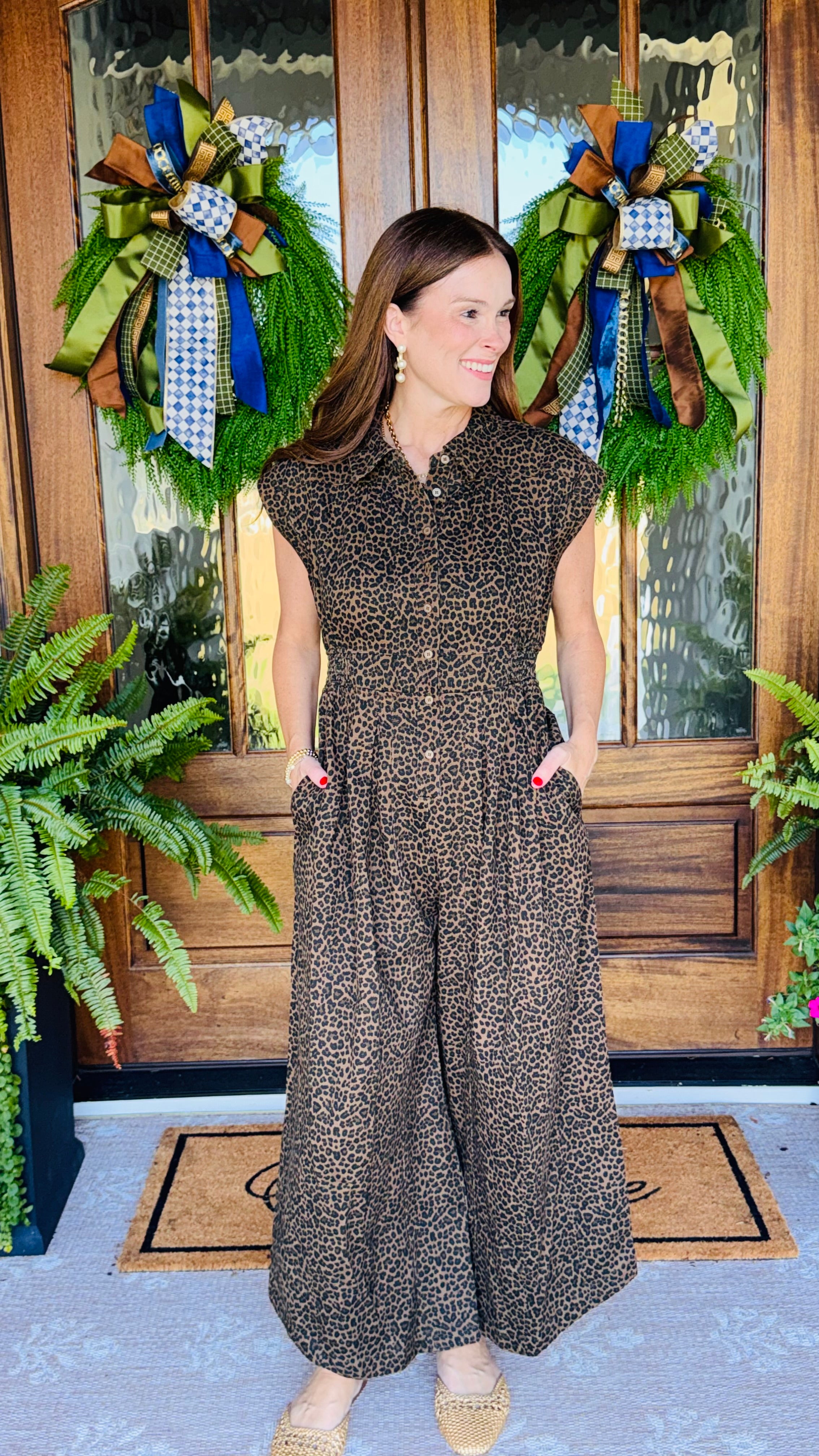 The Claire Jumpsuit Leopard