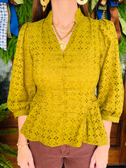 The Sadie Girl Top Olive