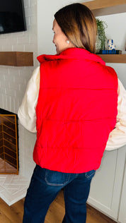 Red Puffer Vest