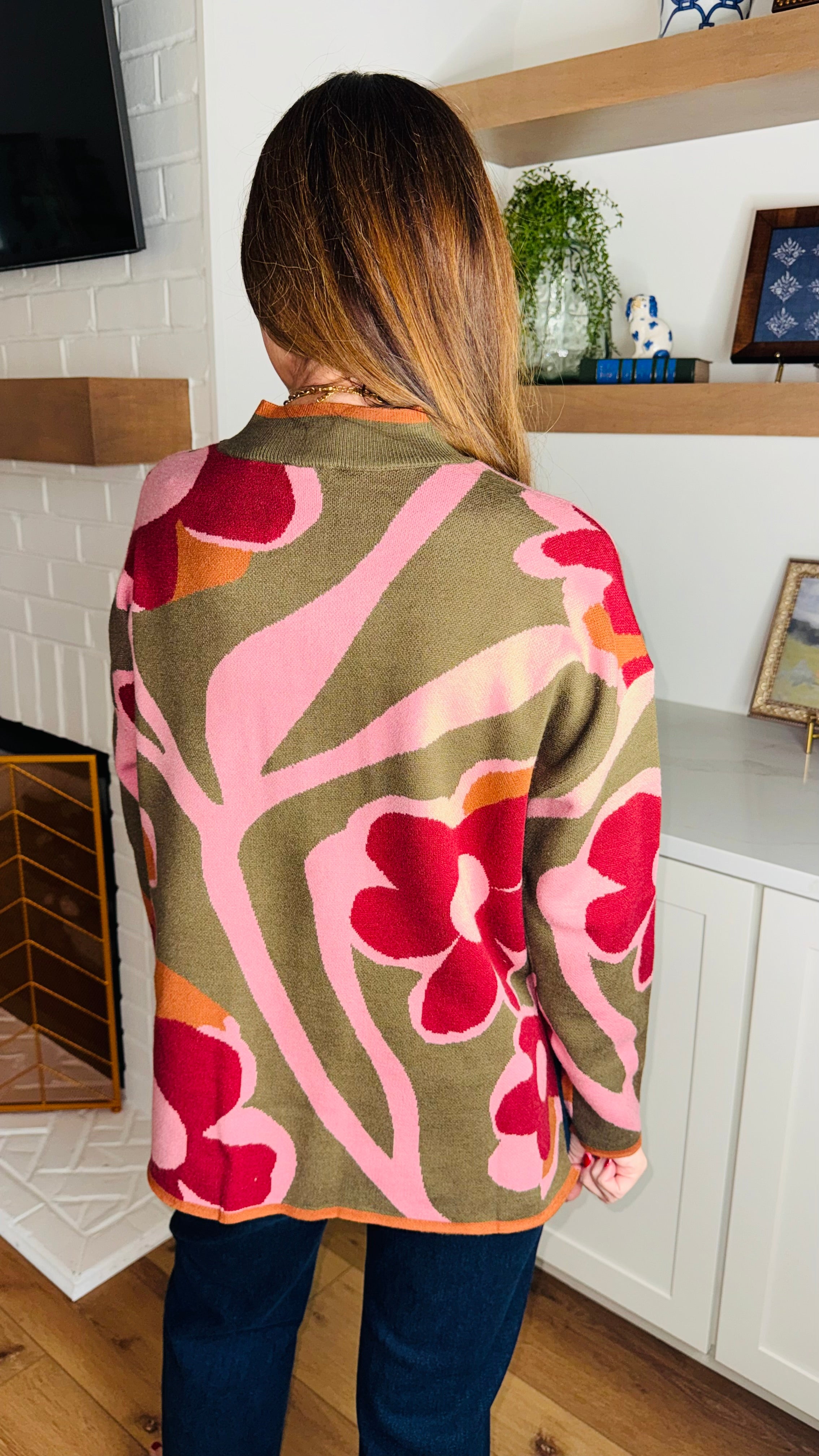 Fall Florals Sweater