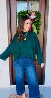 The Cool Girl Sweater Hunter Green