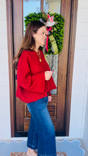 The Cool Girl Sweater Burgundy