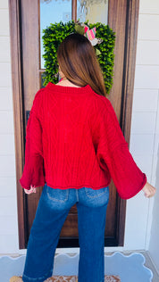 The Cool Girl Sweater Burgundy