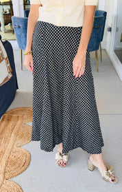 The Winnie Plaid Skirt Black