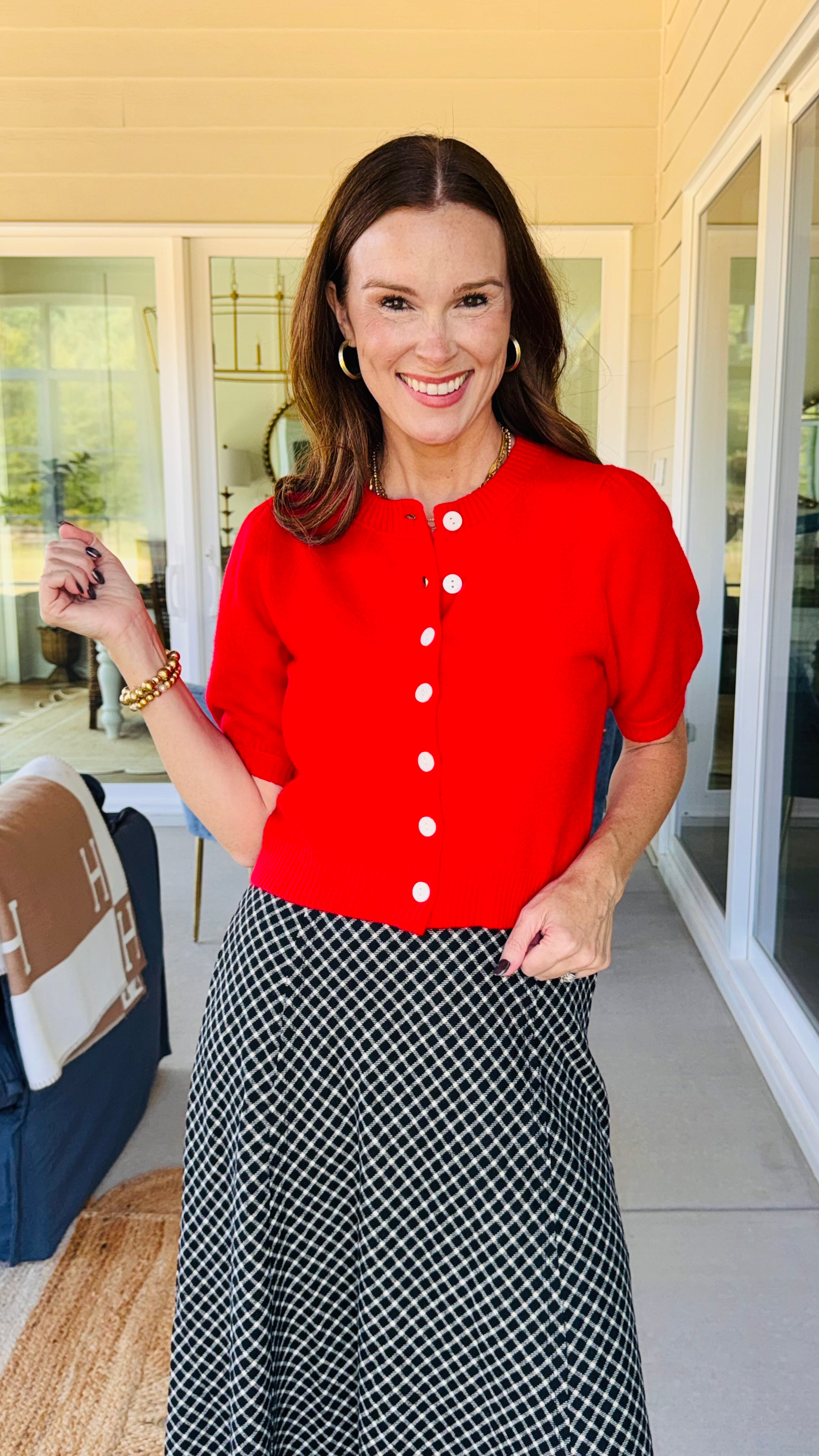 The Palmer Red Sweater