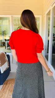 The Palmer Red Sweater