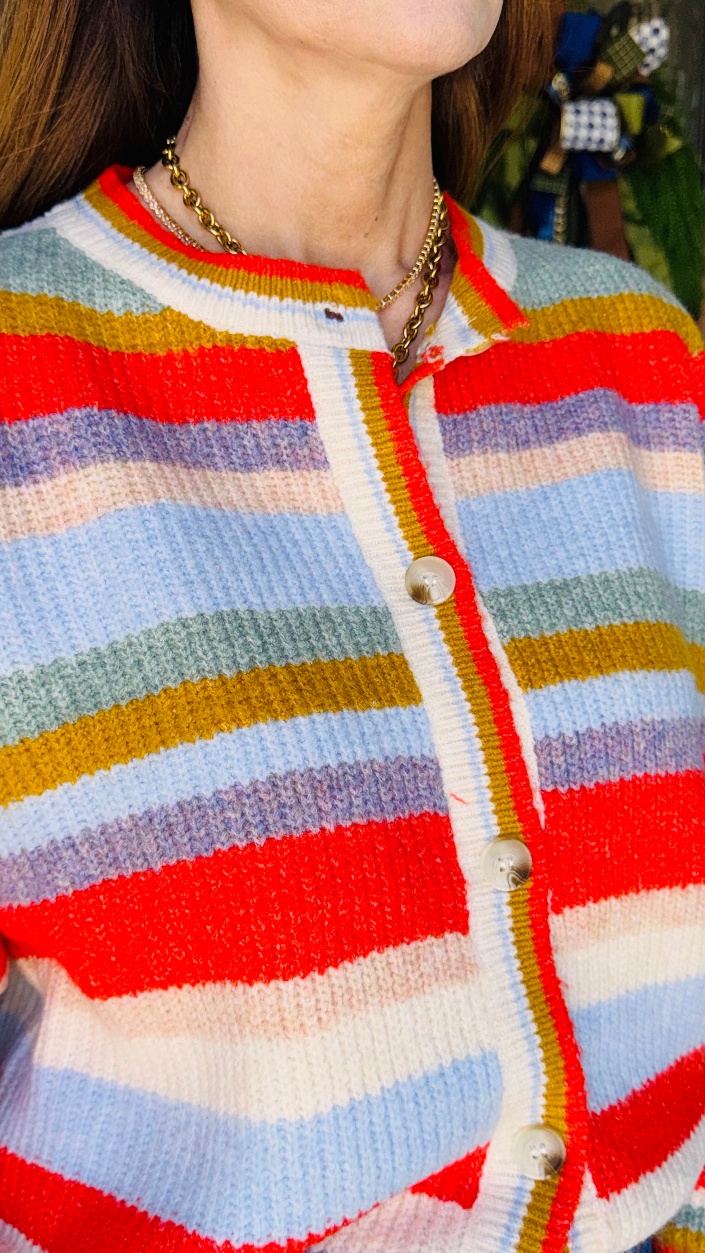 Fall Days Striped Sweater