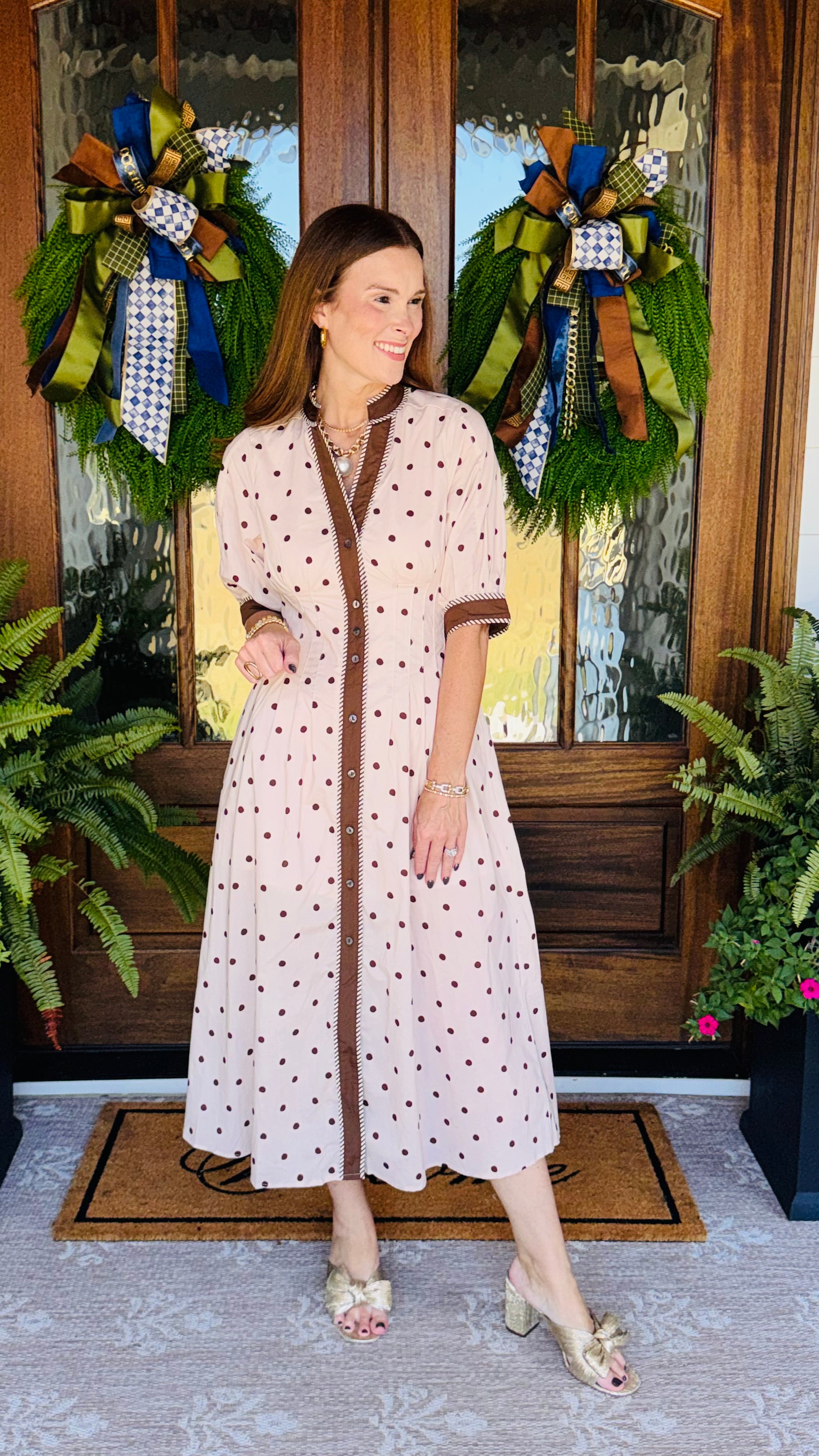 The Riley Polka Dot Dress