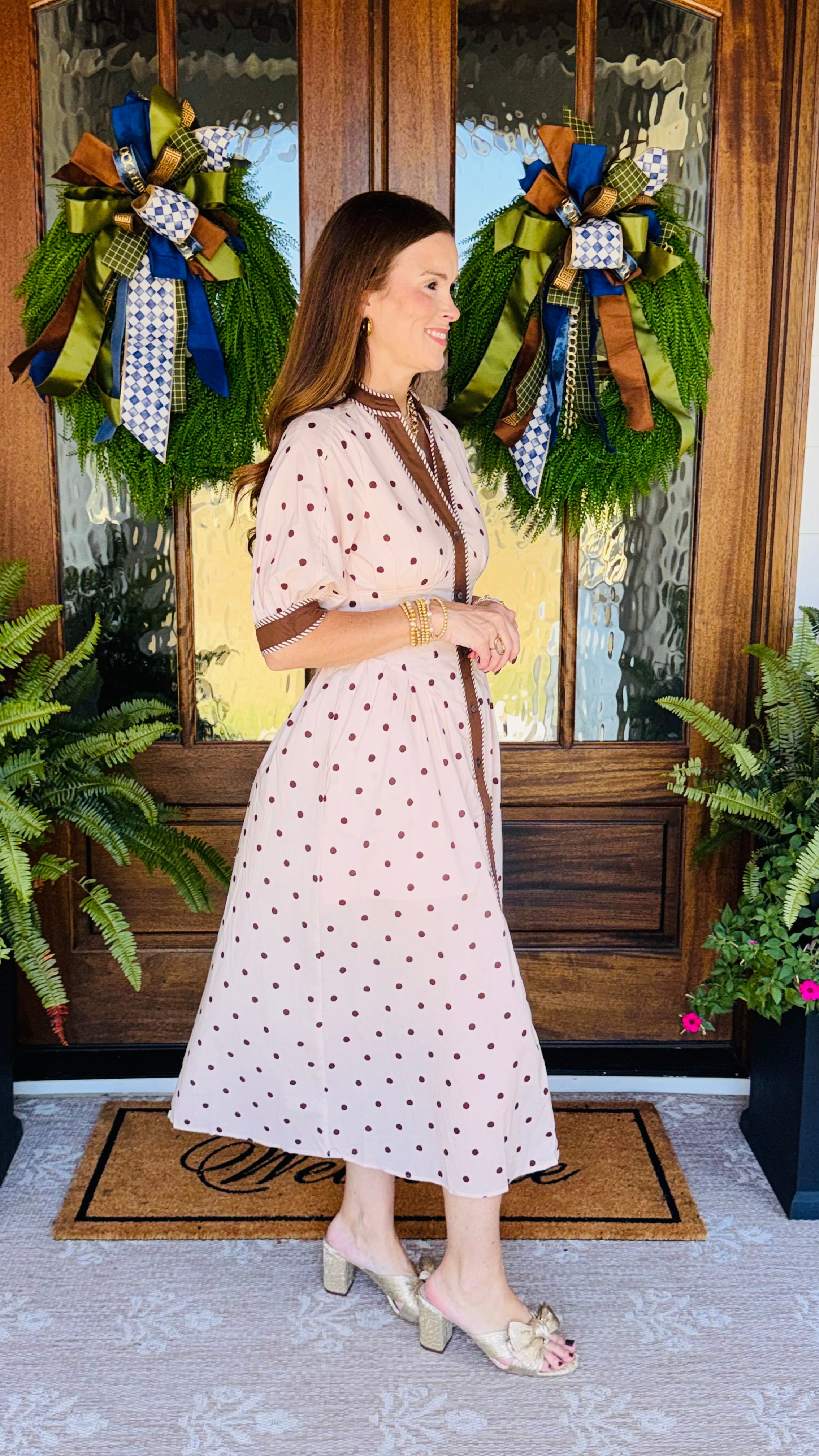 The Riley Polka Dot Dress
