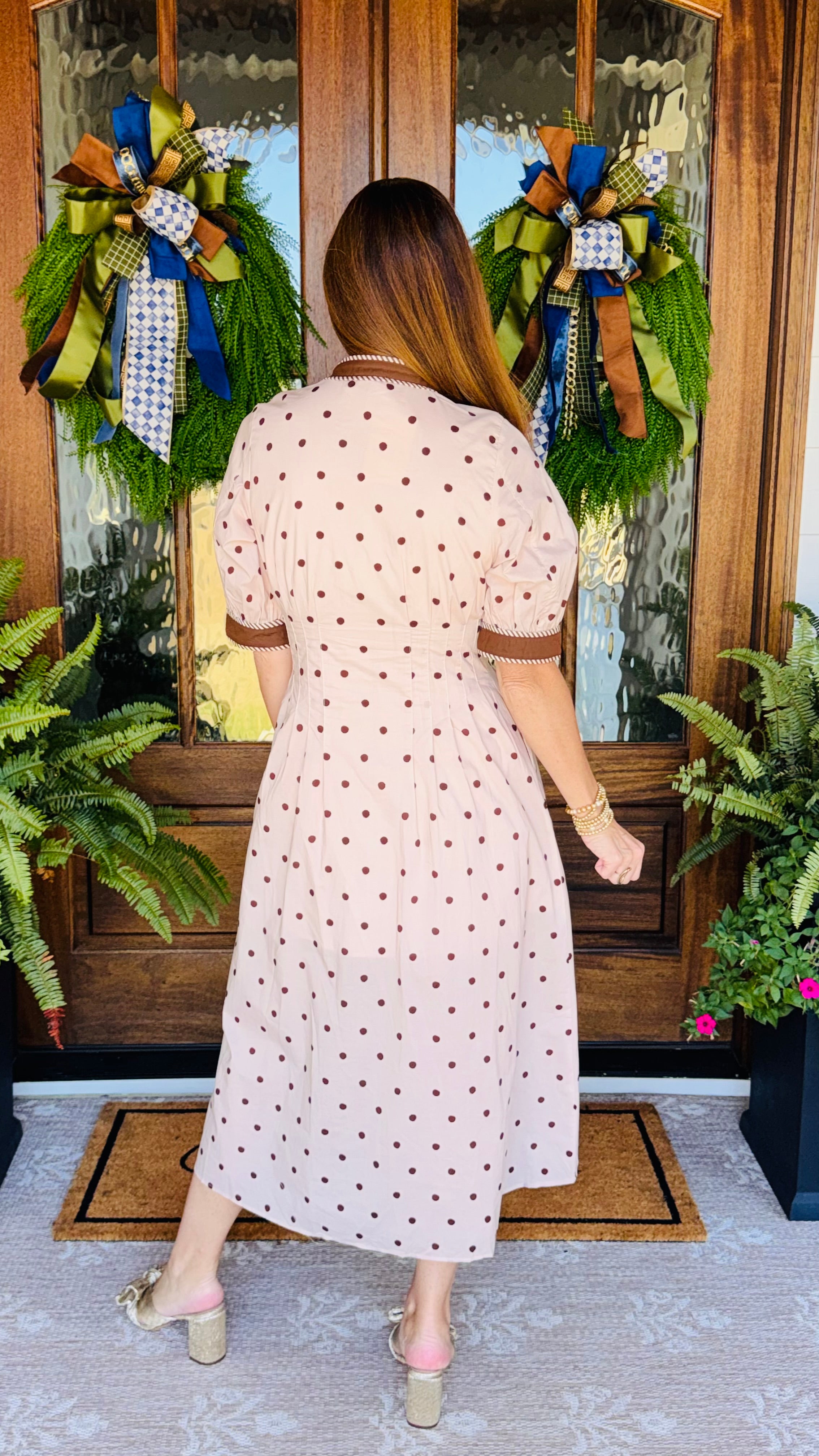 The Riley Polka Dot Dress