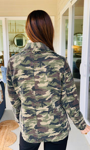 The Camo Scalloped Stitched Blazer