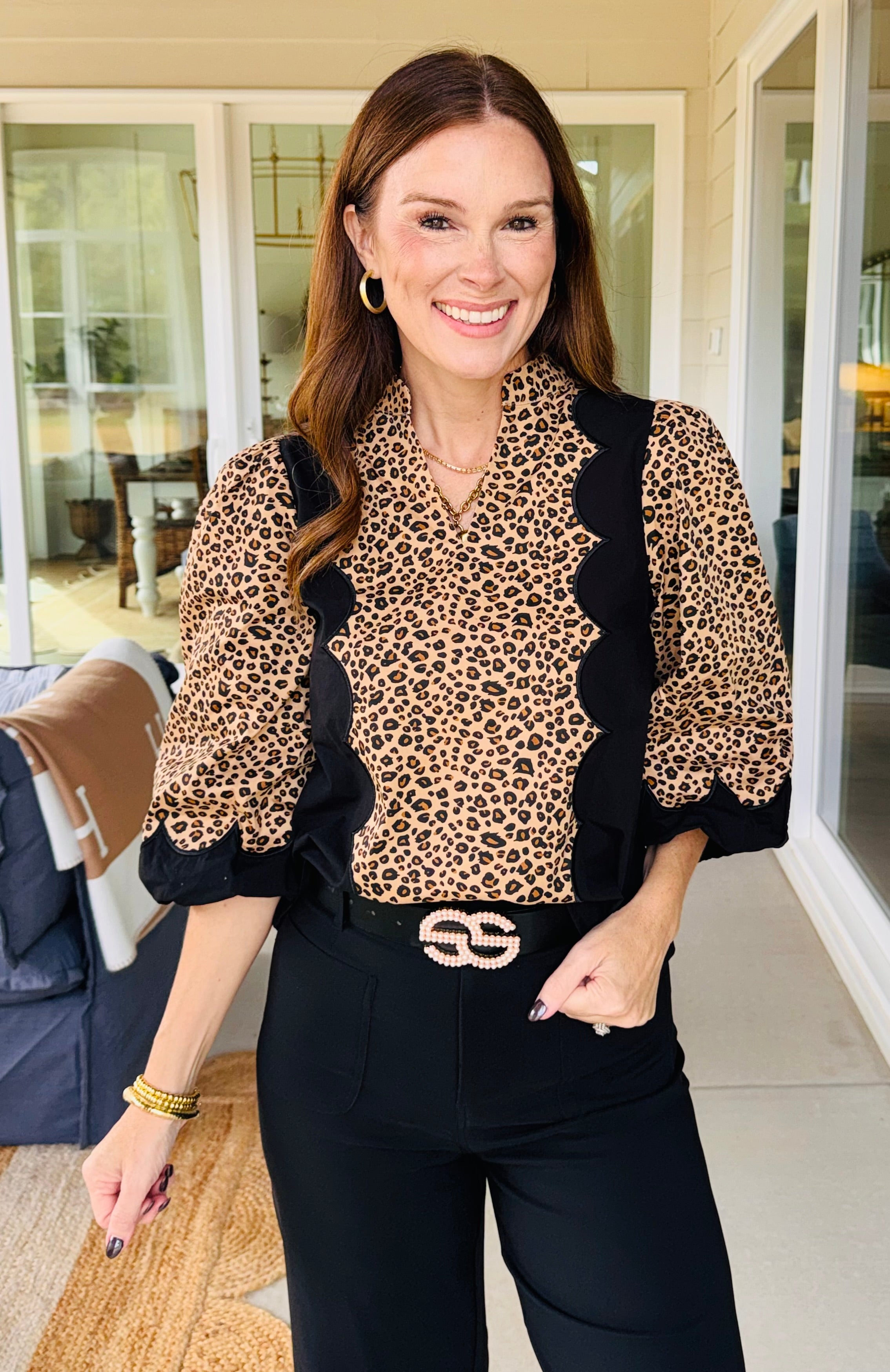 The Lady Like Leopard Top