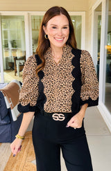 The Lady Like Leopard Top
