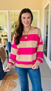 The Way Striped Sweatshirt