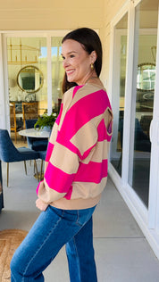 The Way Striped Sweatshirt