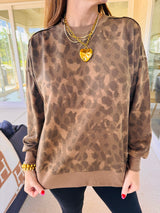 The Lola Leopard Pullover
