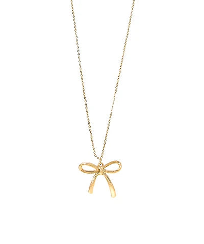 Bow Pendant Necklace