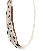 Polka Dot and Pearl Necklace