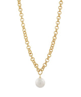Pearl Pendant Long Necklace