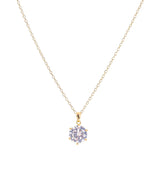 12mm CZ Round Necklace