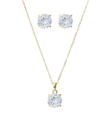 CZ Round Necklace