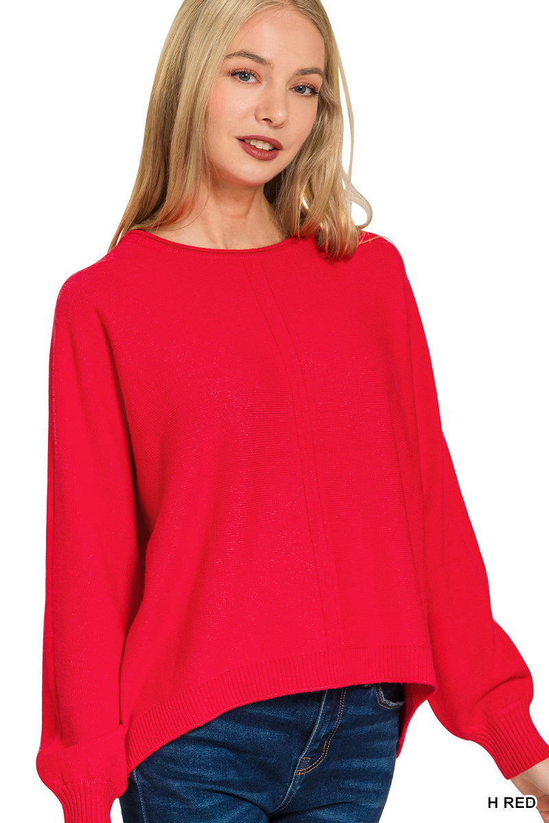 The Tillie Sweater Red