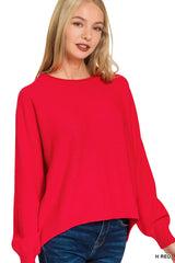 The Tillie Sweater Red
