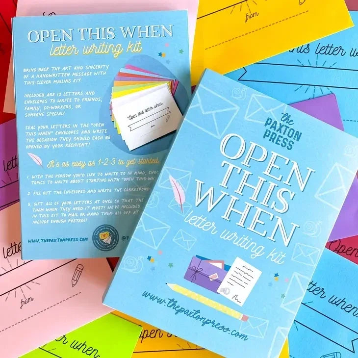 "Open This When" Letter Writing Kit