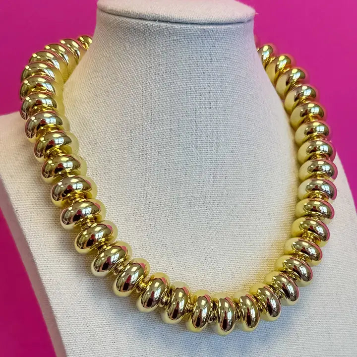 Circle Bauble Ball Necklace