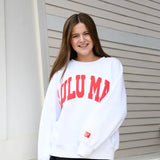 Lulu Mac White/Red Sweatshirt