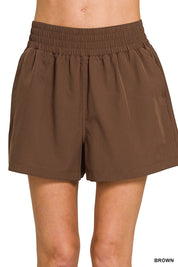 Athleisure Shorts Brown