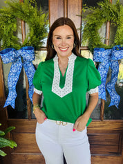 The Dot Top Green