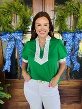 The Dot Top Green