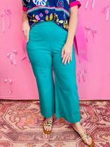 Everyday Only Pair Wide Leg Pants Emerald