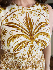 The Calina Tropical Maxi Dress