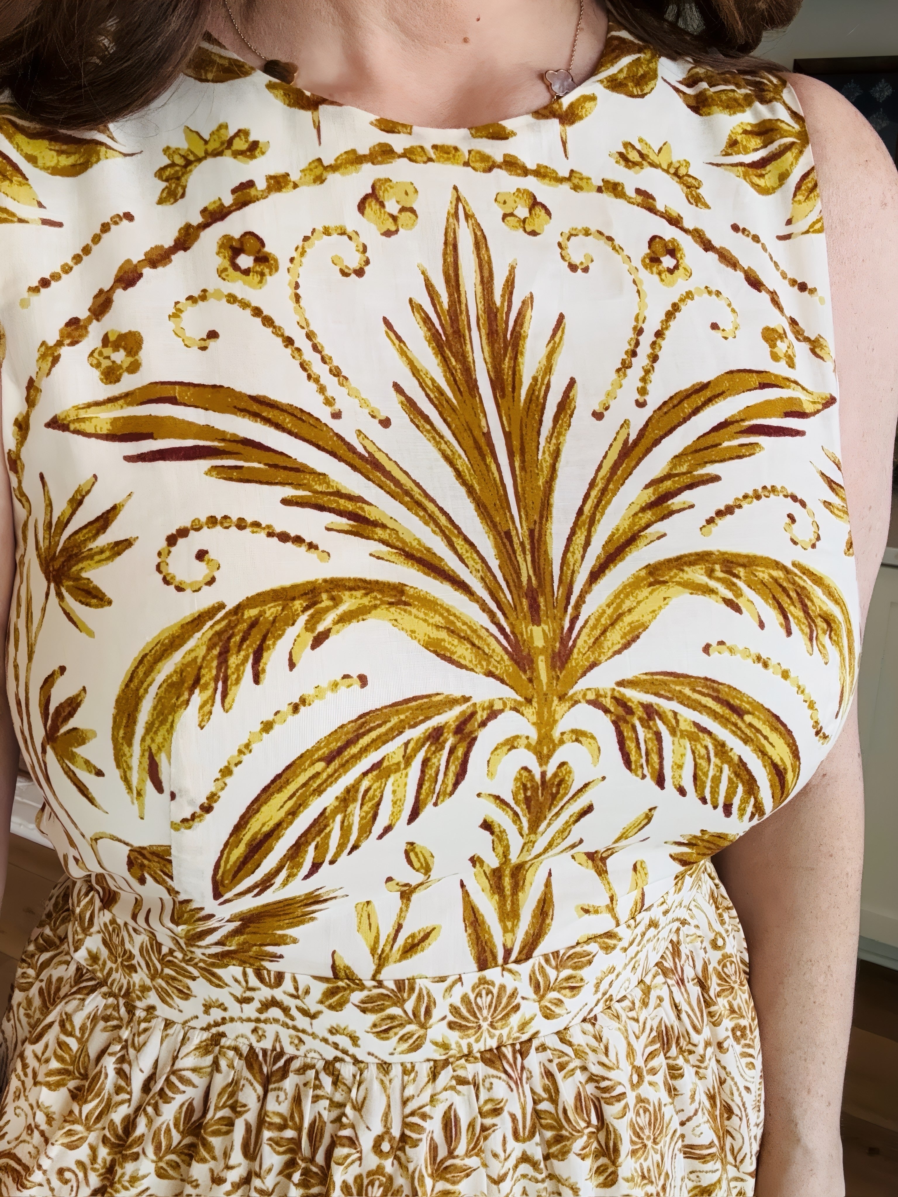 The Calina Tropical Maxi Dress