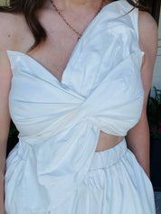 Knot Landing Dress White