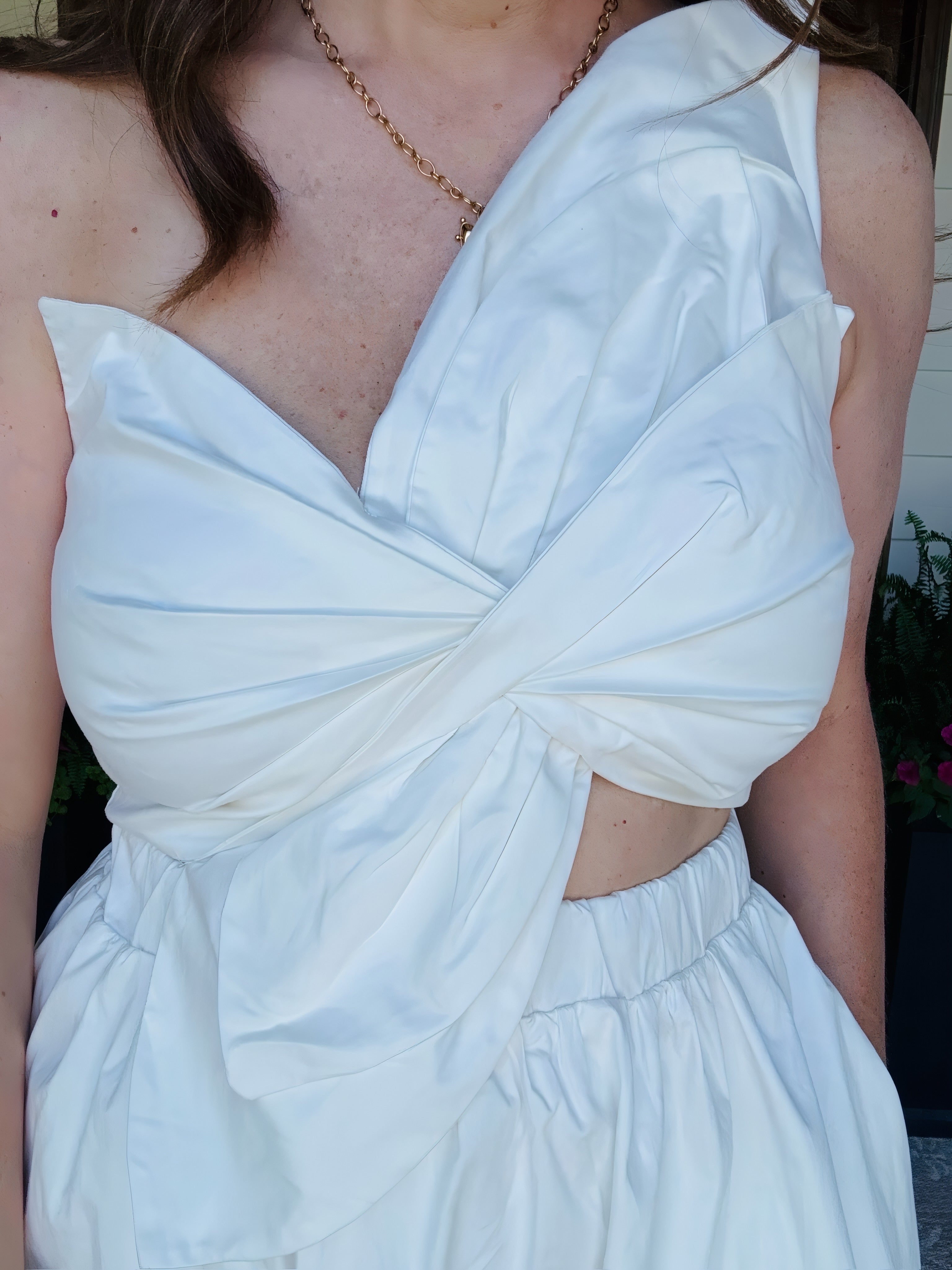 Knot Landing Dress White