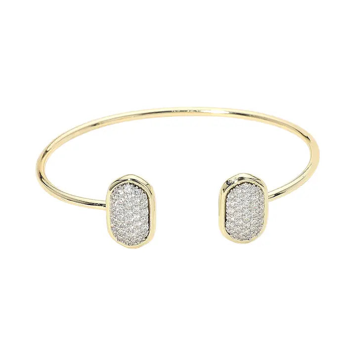 Gold Pave Cuff