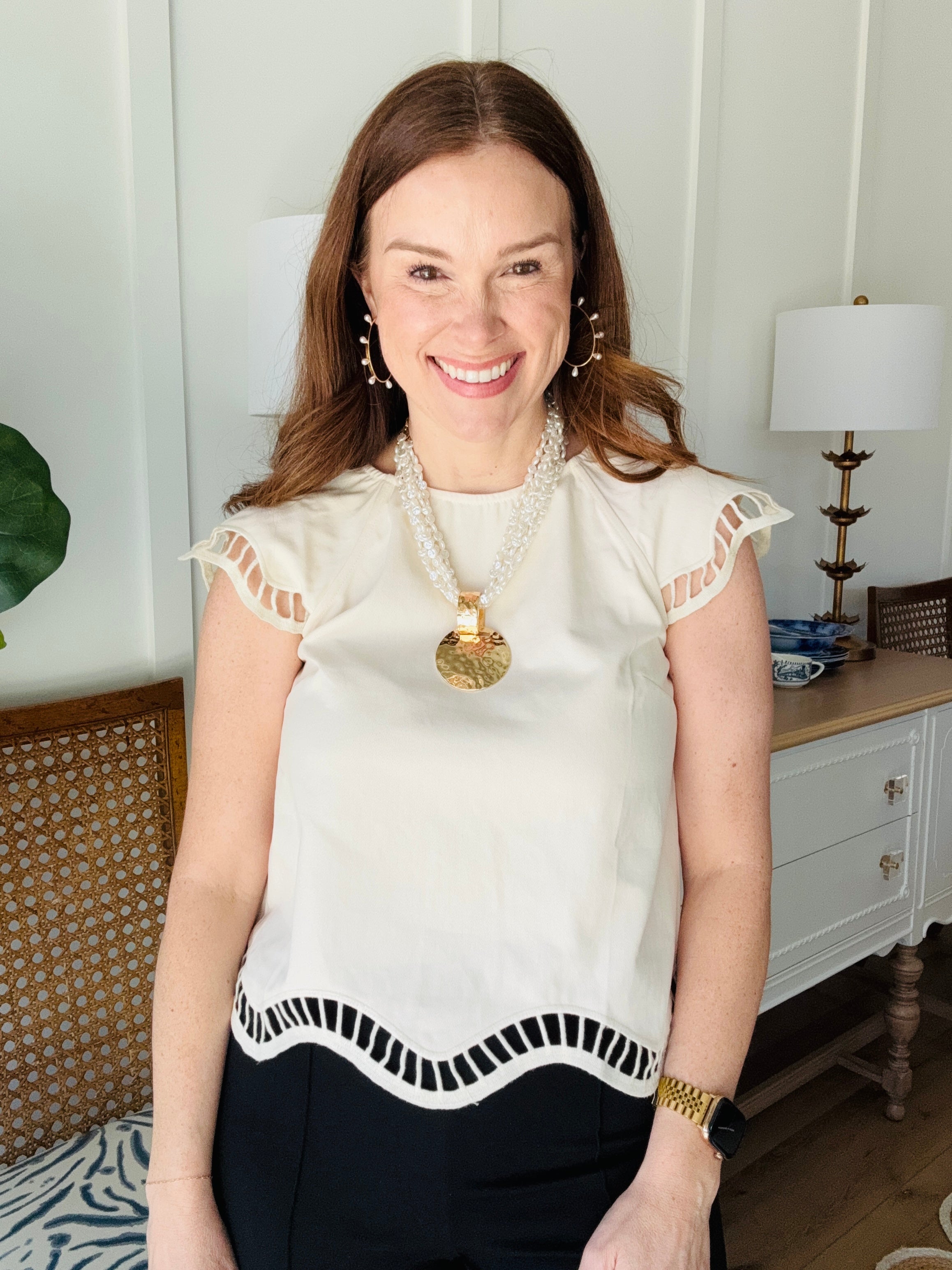 The Jessi Top Cream