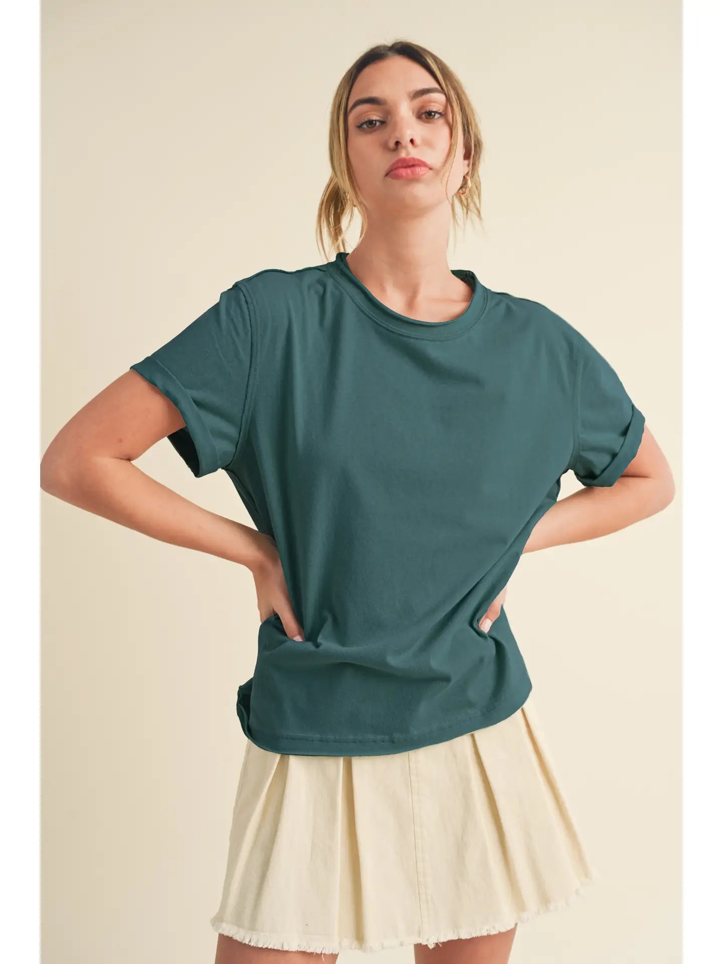 Mali Baby Tee Teal