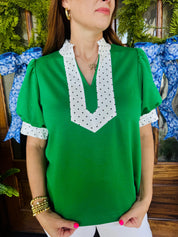 The Dot Top Green