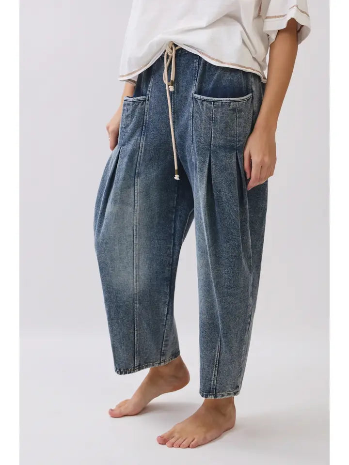 The Seaside Barrel Denim Pants