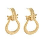 Horsebit Earrings