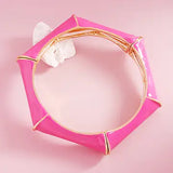 Hot Pink Bamboo Bangle