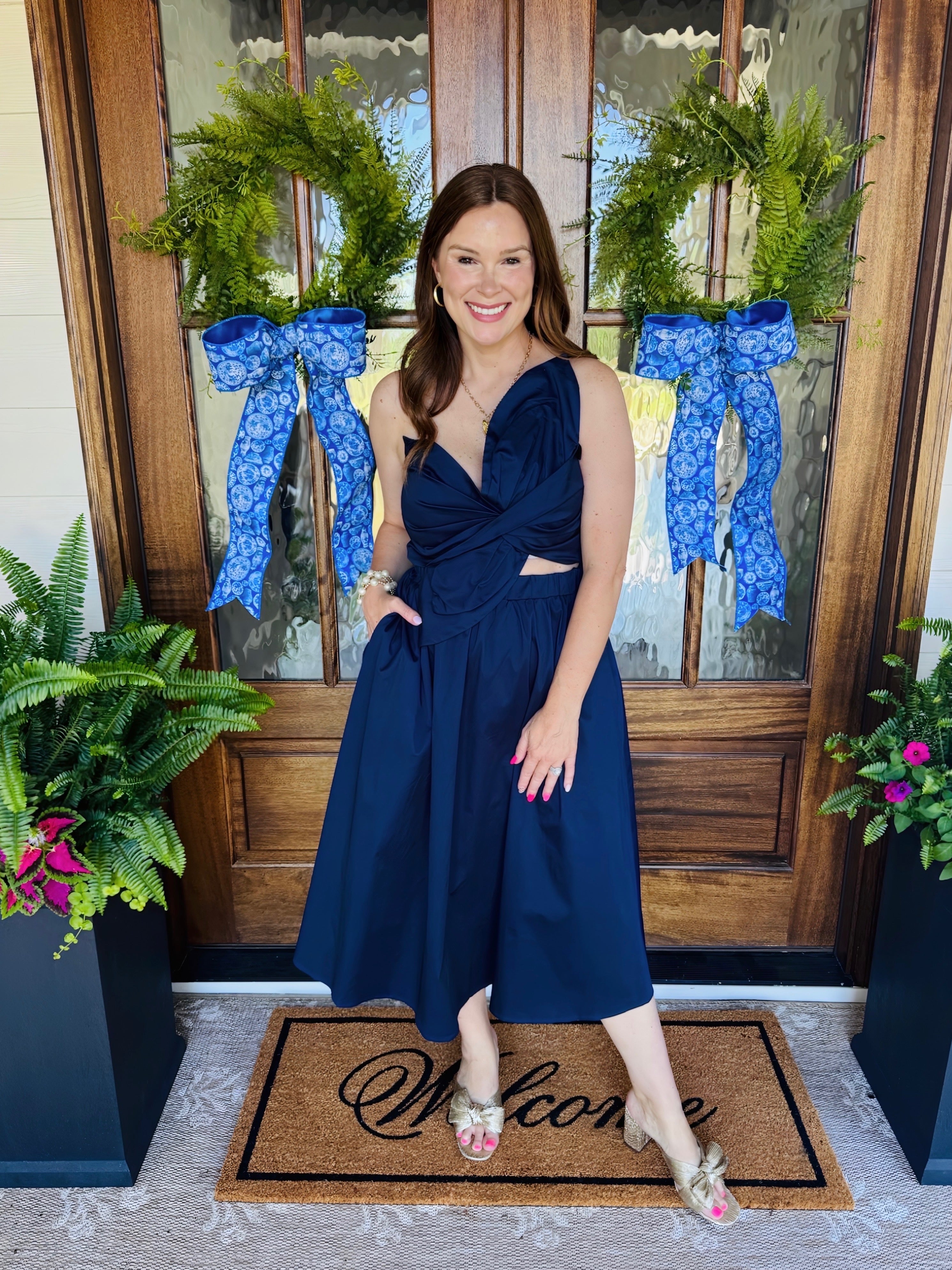 Knotts Landing Dress Navy