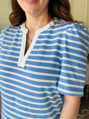 The Adelyn T-Shirt Dress Blue