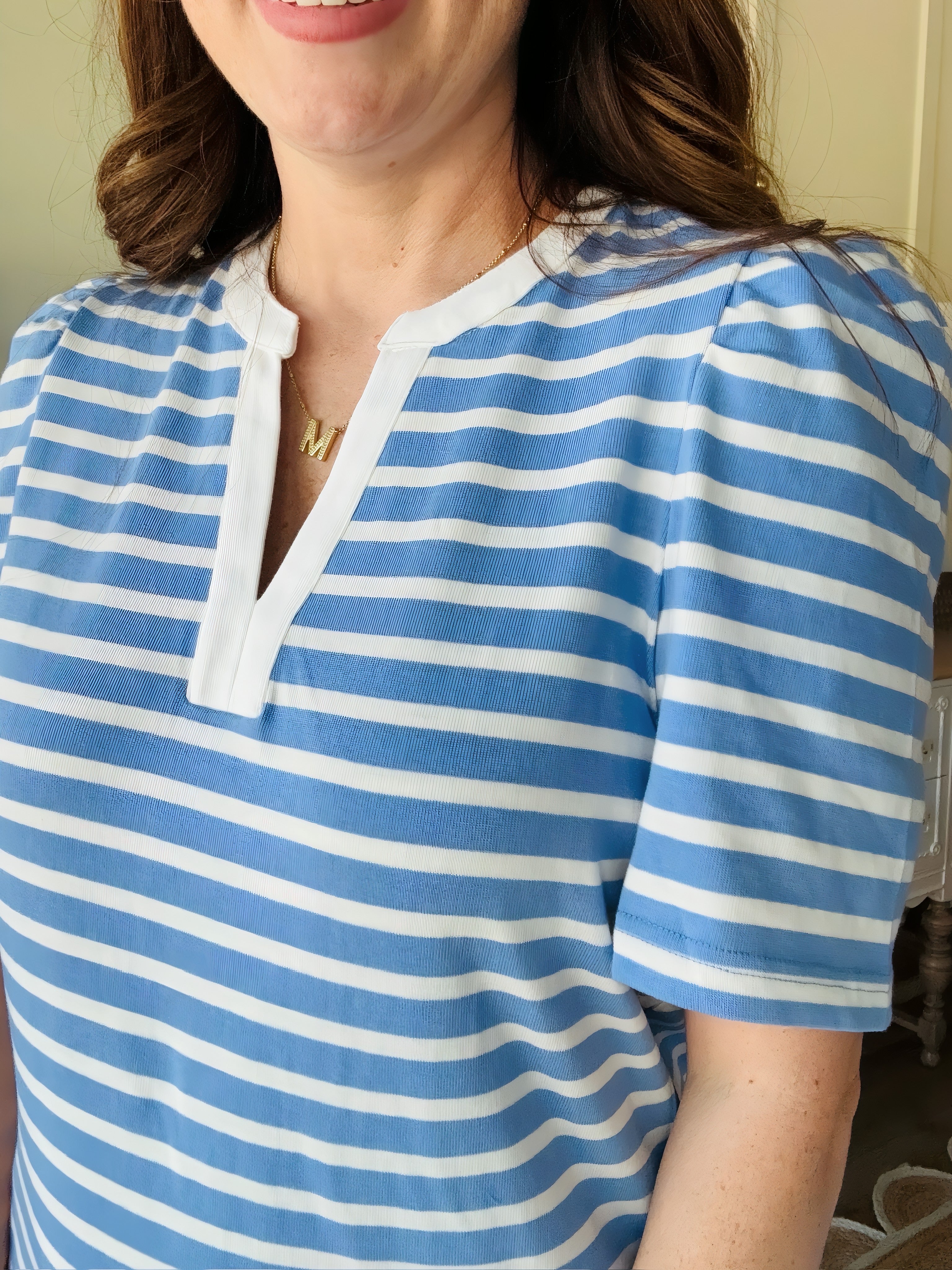 The Adelyn T-Shirt Dress Blue