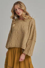 The Cool Girl Sweater Taupe